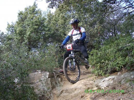 Trophé oxcitane vtt à uchaud en 2008